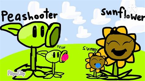 Sunflower X Peashooter Pvz Youtube