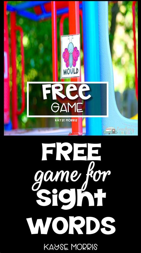 Take Sight Words Outside This Summer · Kayse Morris Sight Words Free