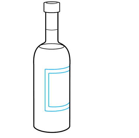 How To Draw A Wine Bottle Really Easy Drawing Tutorial