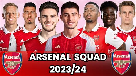 🔥arsenal Squad Depth 202324 Arsenal Lineup With All Confirmed