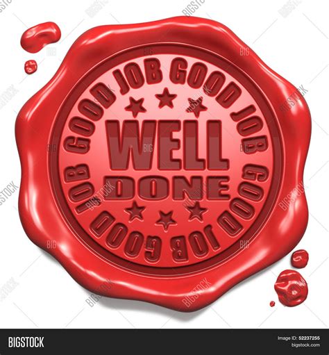 Good Job Well Done Image And Photo Free Trial Bigstock