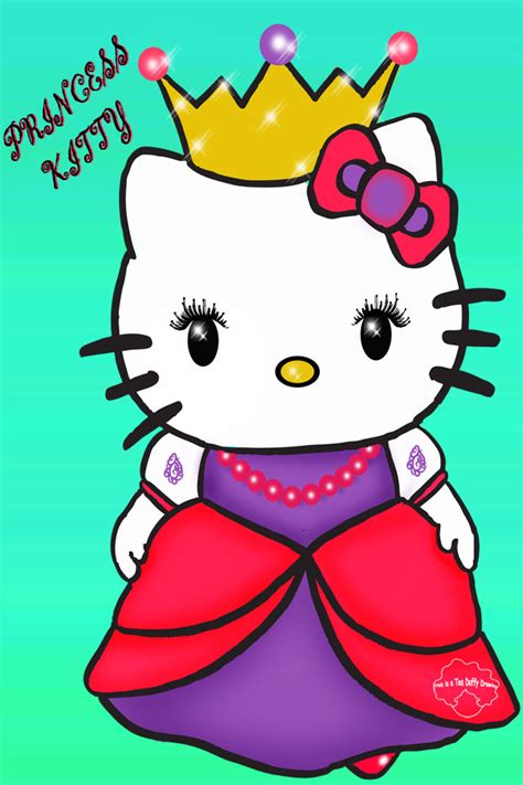 Duffy Draws Princess Hello Kitty Wallpaper