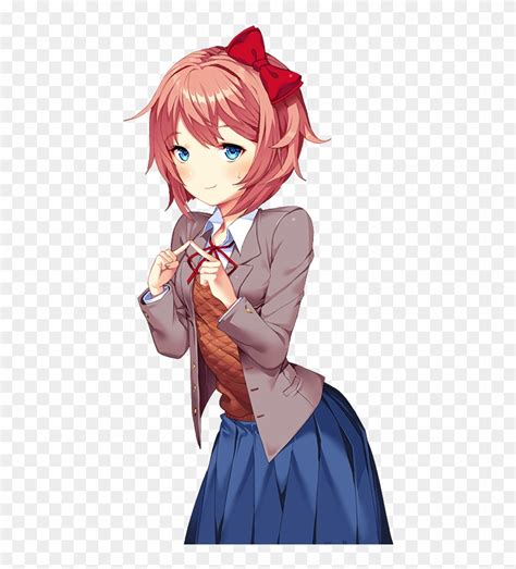 Sayori from ddlc and mizuha from hensuki). Doki Doki Literature Club Ddlc Logo Png