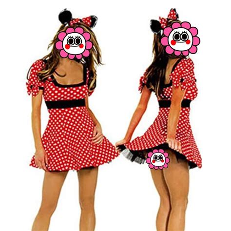 Abbille Sexy Minnie Mouse Costume Halloween Costume Cosplay Fantasy