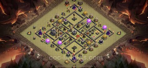 Best War Base Th9 With Link Anti Everything 2023 Town Hall Level 9