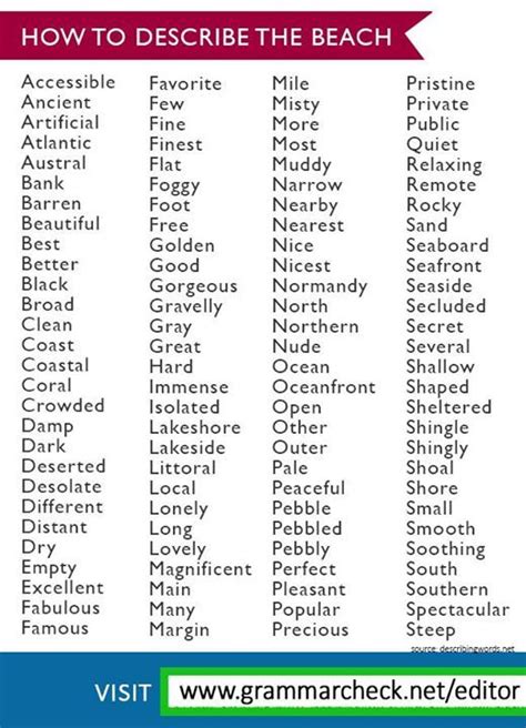 Descriptive Words Describing People Artofit