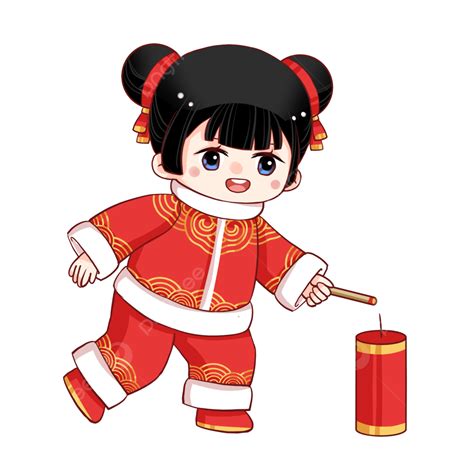 Chinese Fireworks Png Image Chinese Doll Set Off Fireworks Chinese