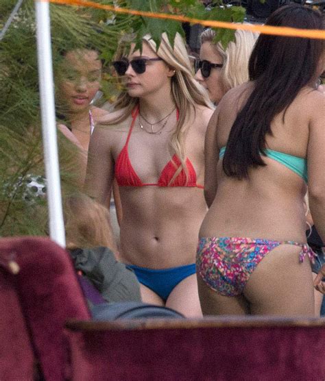 Chloe Grace Moretz Bikini Pussy Slip Naked Onlyfans