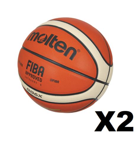 Molten Bgg6x Gg6x Composite Basketball Intermediate Size 285 2 Pack
