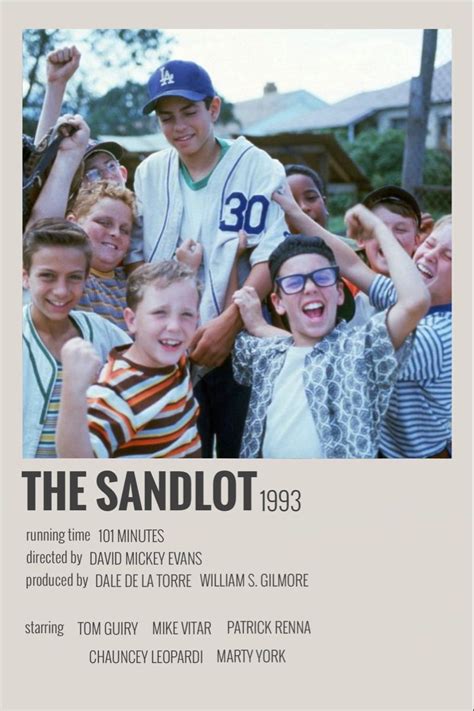 The Sandlot Iconic Movie Posters Movie Posters Movie Posters Minimalist