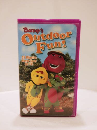 Barney S Outdoor Fun Vhs Rare Ebay