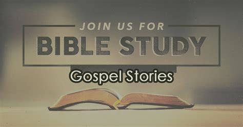 Gospel Stories Bible Study First Presbyterian Church Of Metuchen