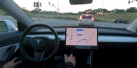 Tesla Releases New Self Driving Demo With New Autopilot Graphics Ev Info