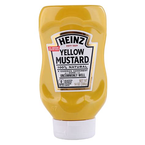 Heinz Yellow Mustard Squeeze 396g Tops Online