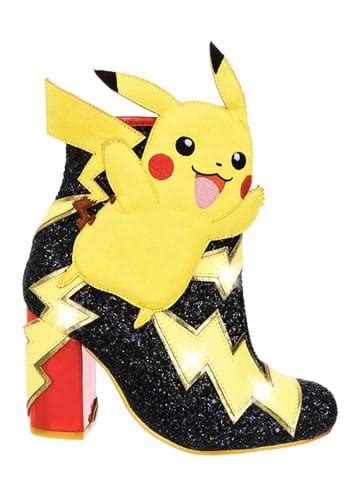 Irregular Choice Pokémon Shock Walk Pikachu Heel Boots The Wic