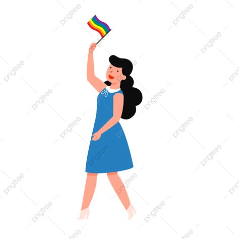 Bisexual Flag Clipart Vector Lgbtq Community Happy Hugging Young People Holding An Lgbt Rainbow