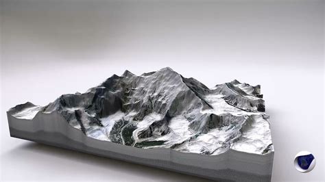 Mount Everest 3d Model Youtube