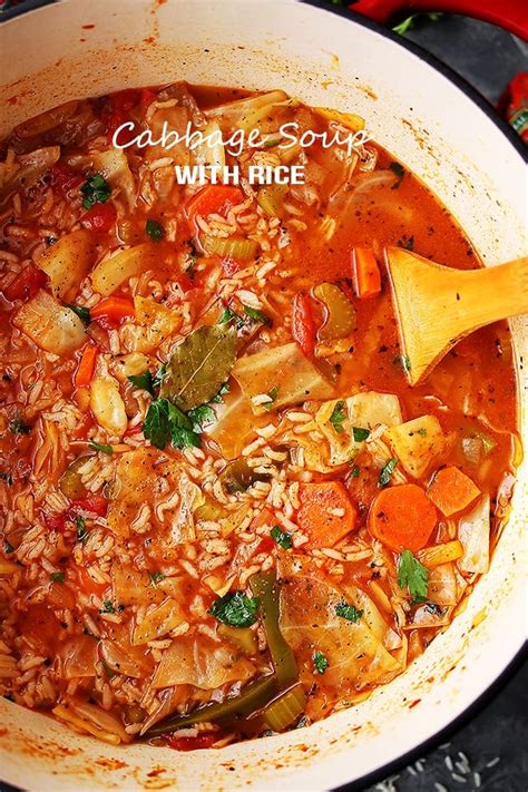 Cabbage Soup With Rice Diethood