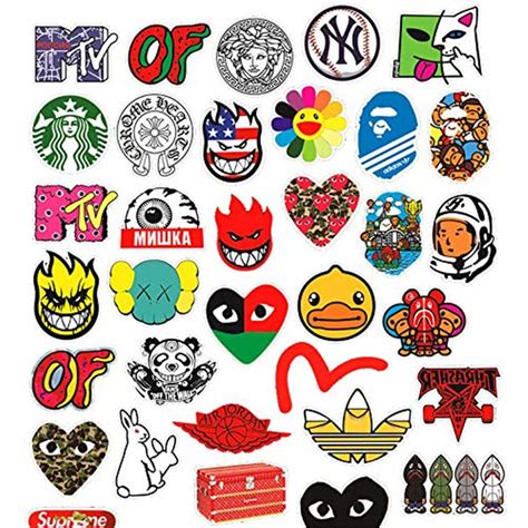 Fashion Brand Stickers Buy Luggage Skateboard Stickers Decals