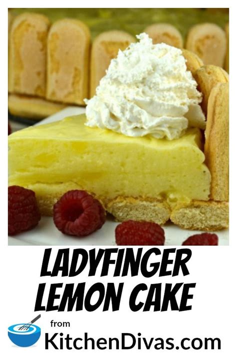 Pile on desired amount of berries. Ladyfinger Lemon Cake | Lady fingers dessert, Lemon ...