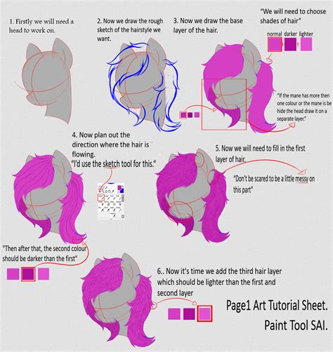 How To Draw Fluffy Hair P1 Art Tutorial By Law44444 On Deviantart