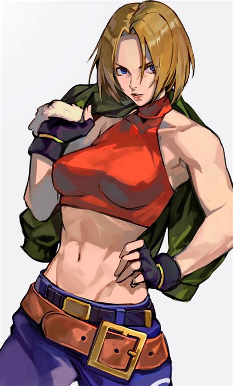 Blue Mary The King Of Fighters And 1 More Drawn By Unclerabbitii