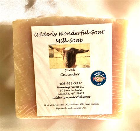 Cucumber Goat Milk Soap Udderly Wonderful Soaps And Cremes