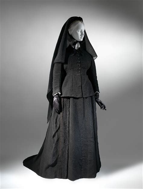 Mourning Dress French The Metropolitan Museum Of Art