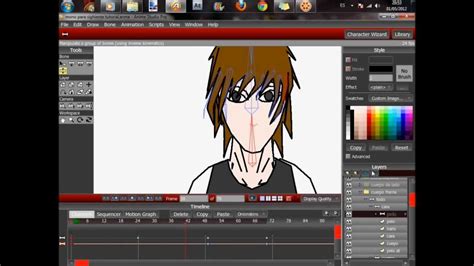 Tutorial Anime Studio Pro 8 Como Detallar Personajes Pelo Etc Español