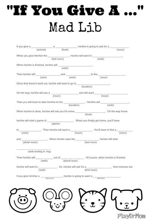 This mad lib only has nouns, verbs, and adjectives so it can be used. Pin on Writing Activities for Kids