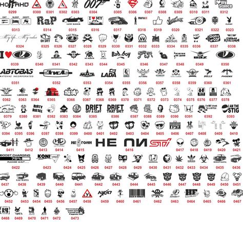 Stickers On Cars In Vector Free Vector Cdr Download