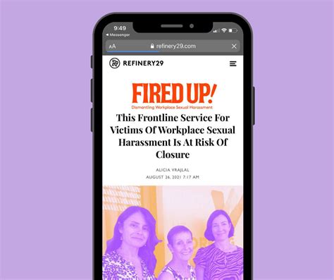 in the media this frontline service for victims of workplace sexual harassment is at risk of