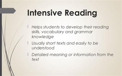 English 8 Types Of Reading Intensive Vs Extensive