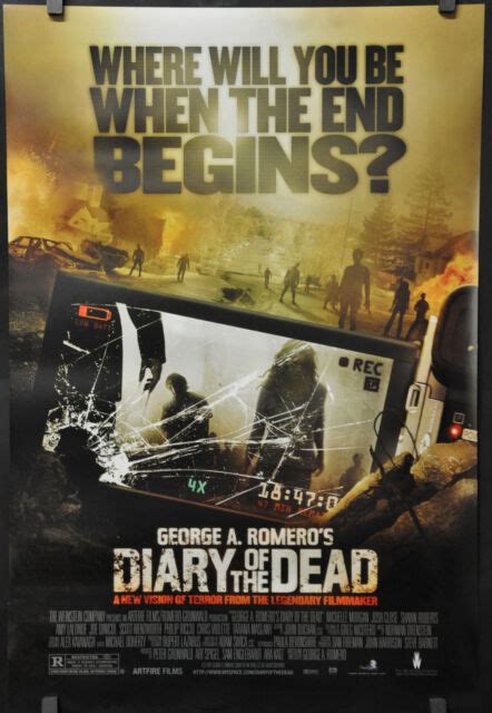 Diary Of The Dead 2007 Original 27x40 Movie Poster Michelle Morgan