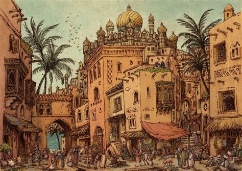 Image Result For Arabian City Concept Art Fantasy City Fantasy
