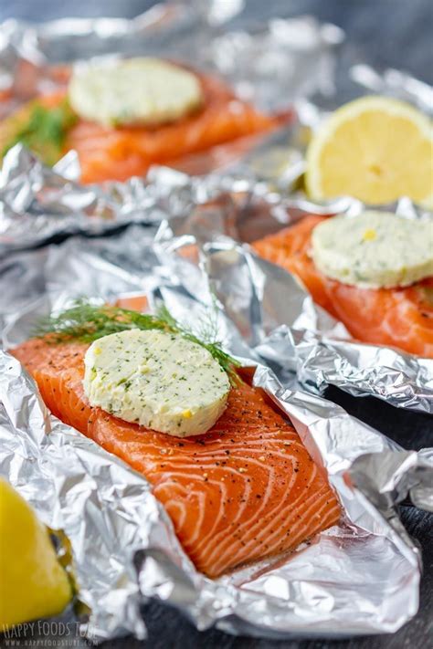Next, place the fish in a baking dish greased. Grilled Salmon Foil Packets | Recipe | Salmon foil packets, Grilled salmon, Oven baked salmon fillet