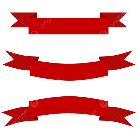 Simple Ribbon Vector Art Png Simple Red Ribbon Red Ribbon Indonesia