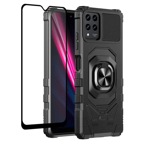 Compatible For T Mobile Revvl 6 Pro 5g Case With Tempered Glass Screen