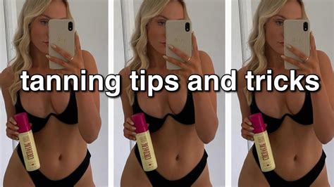 Tanning Tips And Tricks Youtube
