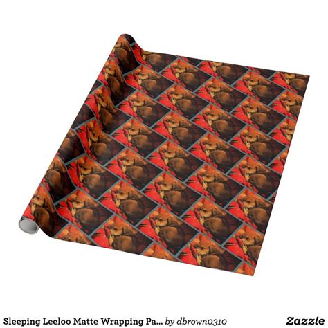 Sleeping Leeloo Matte Wrapping Paper 30 X 6 Wrapping Paper Zazzle