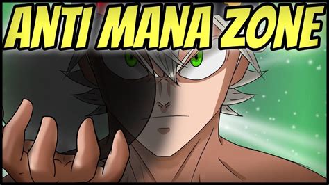 Black Clover Asta New Sword Anti Magic Zone Youtube