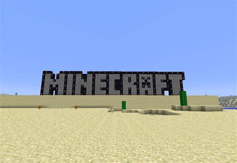 Giant Minecraft Sign Minecraft Project