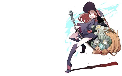 Hd Desktop Wallpaper Anime Atsuko Kagari Lotte Yanson Sucy Manbavaran Little Witch Academia