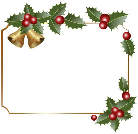 santa claus borders and frames christmas clip art decorations png download 6119 5952 free