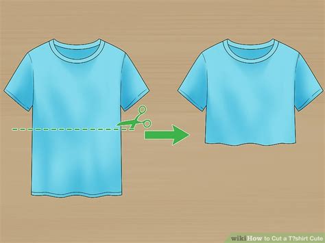 The final result will be a free high quality image with the new cropped dimensions that you require. 3 Ways to Cut a T‐shirt Cute - wikiHow