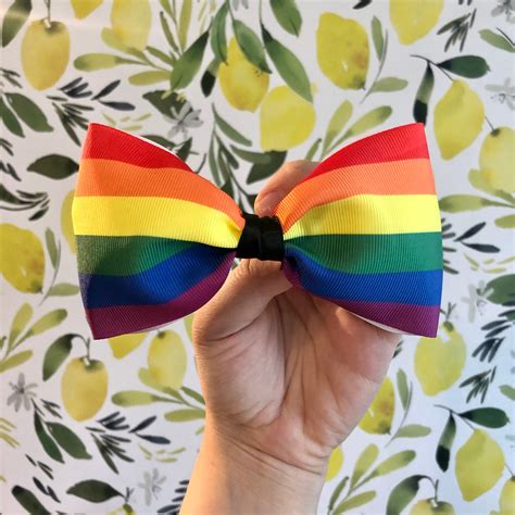 New Transsexual Gay Pride Rainbow Flag Lesbian Trans Lgbt Tuxedo Bow