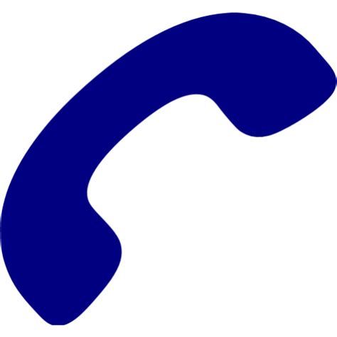 Navy Blue Phone 70 Icon Free Navy Blue Phone Icons
