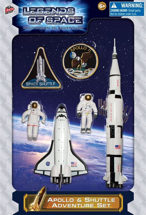 Space Toy Apollo And Shuttle Adventure Set Includes