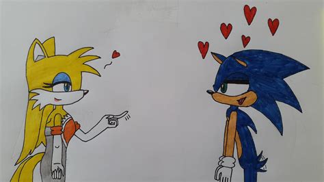 Tailsko Seducing Sonic In Rouges Outfit Request By Hyperspike759 On