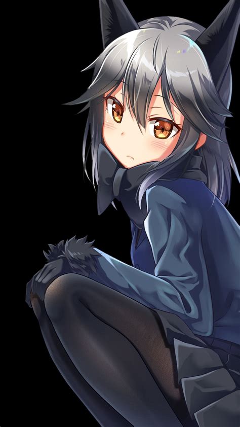 Frowning Anime Cat Girl 1440x2560 Amoledbackgrounds